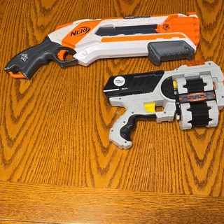 NERF Zombie Strike Dart Blasters Toy Lot of 2 A6557 2014 Ages 8 11