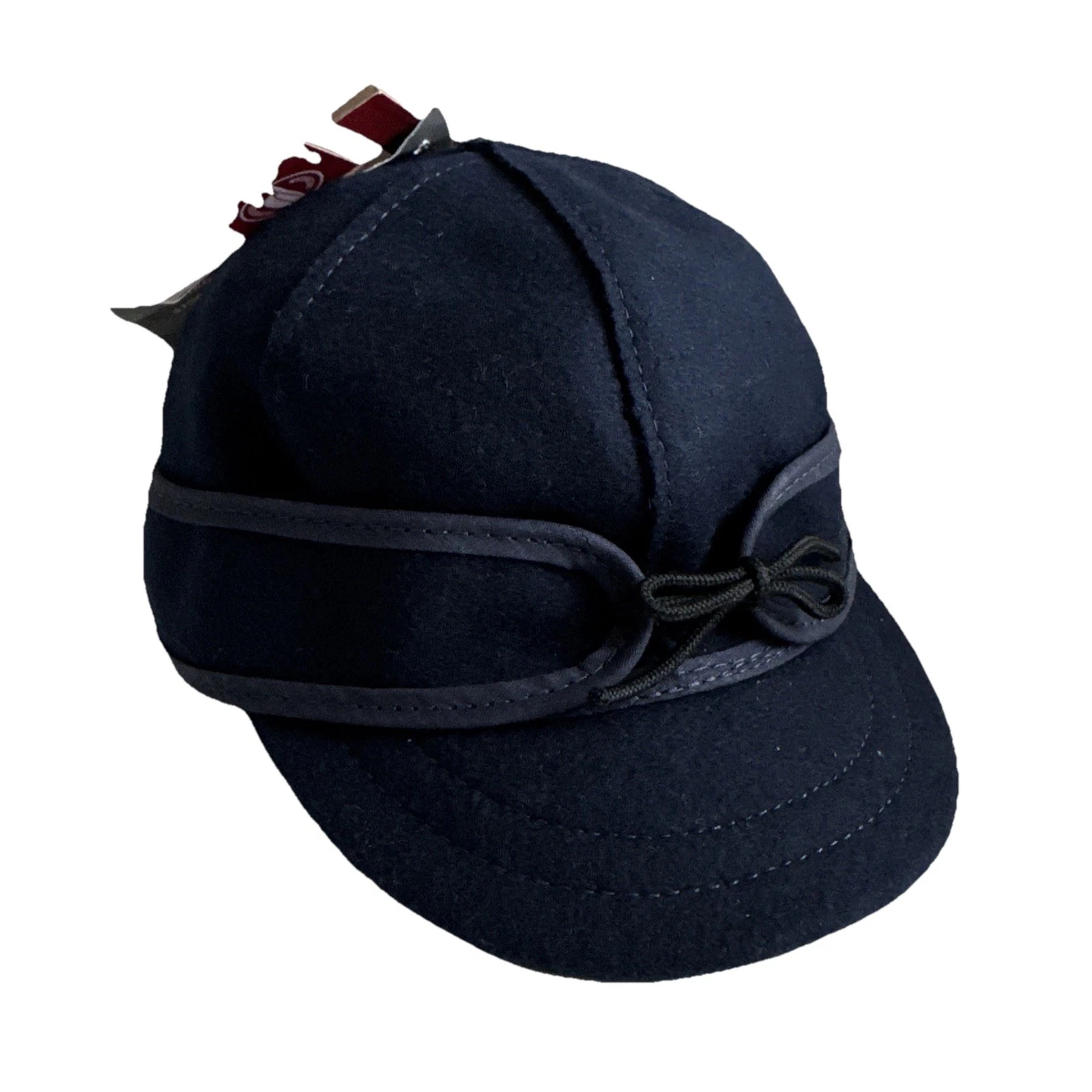 Stormy Kromer Original Wool Cap Hat Solid Dark Navy Blue Made in USA Toddler