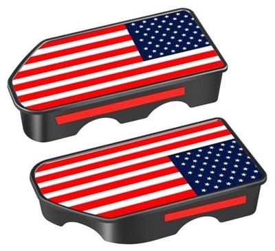 2PCS Rear Truck Tonneau Covers Stake Holes Cap Plugs Fit for Chevy Red