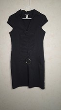 Vtg y2k Kupcake Stretchy Black Short Sleeve Club Dress Little Black Dress Large