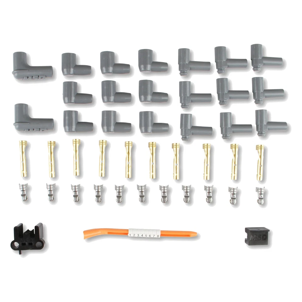 MSD 31199 Super Conductor Spark Plug Wire Set for Distributor Ignition Foto 2 de 4