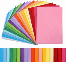 100 Sheets Colored Tissue Paper for Gift Bags, 14 X 20 Inch Bulk Art Tissue Pape