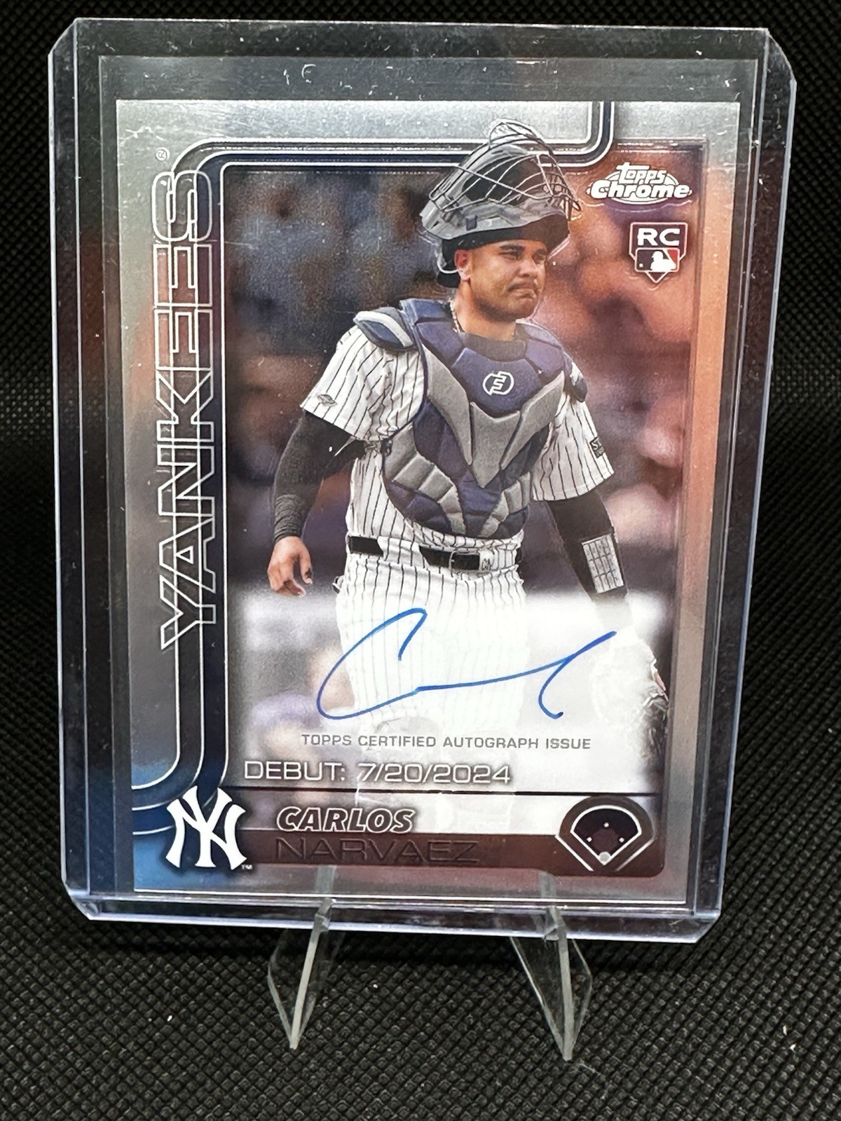 2025 Topps Chrome - Rookie Autographs Carlos Narvaez #RA-CAN (AU, RC)