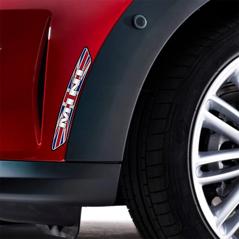 Paquete de 4 calcomanías deportivas emblema para mini Cooper coche de carreras SUV Foto 4 de 4
