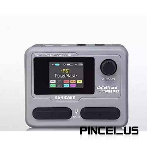 Sonicake Pocket Master Multi-Effects Processor BT IR Simulator Over 100 Effects