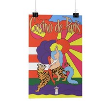 TeeGeniuses Casino De Paris Las Vegas Pop Art Program Cover Dunes Hotel