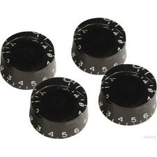 Black Speed Knobs for USA Les Paul Guitar, ES, SG USA pots NEW