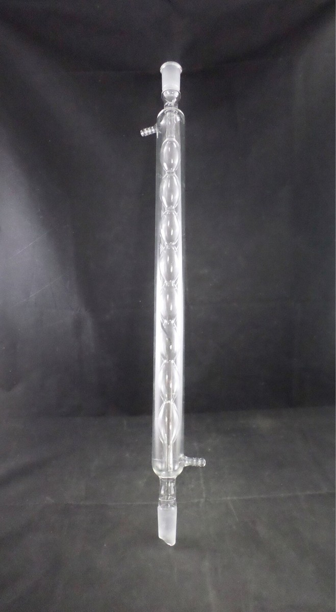Condenser Lab Glass Laboratory Glassware Reflux 500mm Allihn Condenser - 24/40 Joint, Ball ...