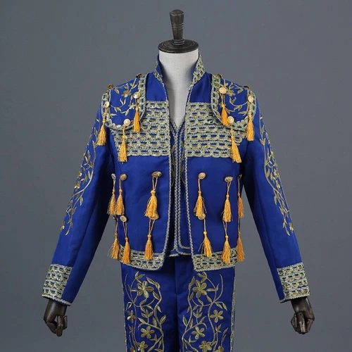 Mens Spanish Bullfighter Matador Outfit Fermin Suit Jacket Pant Cosplay Costume - Bild 4 von 40