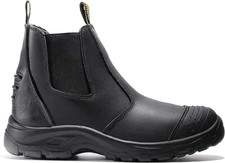 Steel Toe Waterproof Slip Resistant Anti-Static Slip-on Safety Mens Work Boots