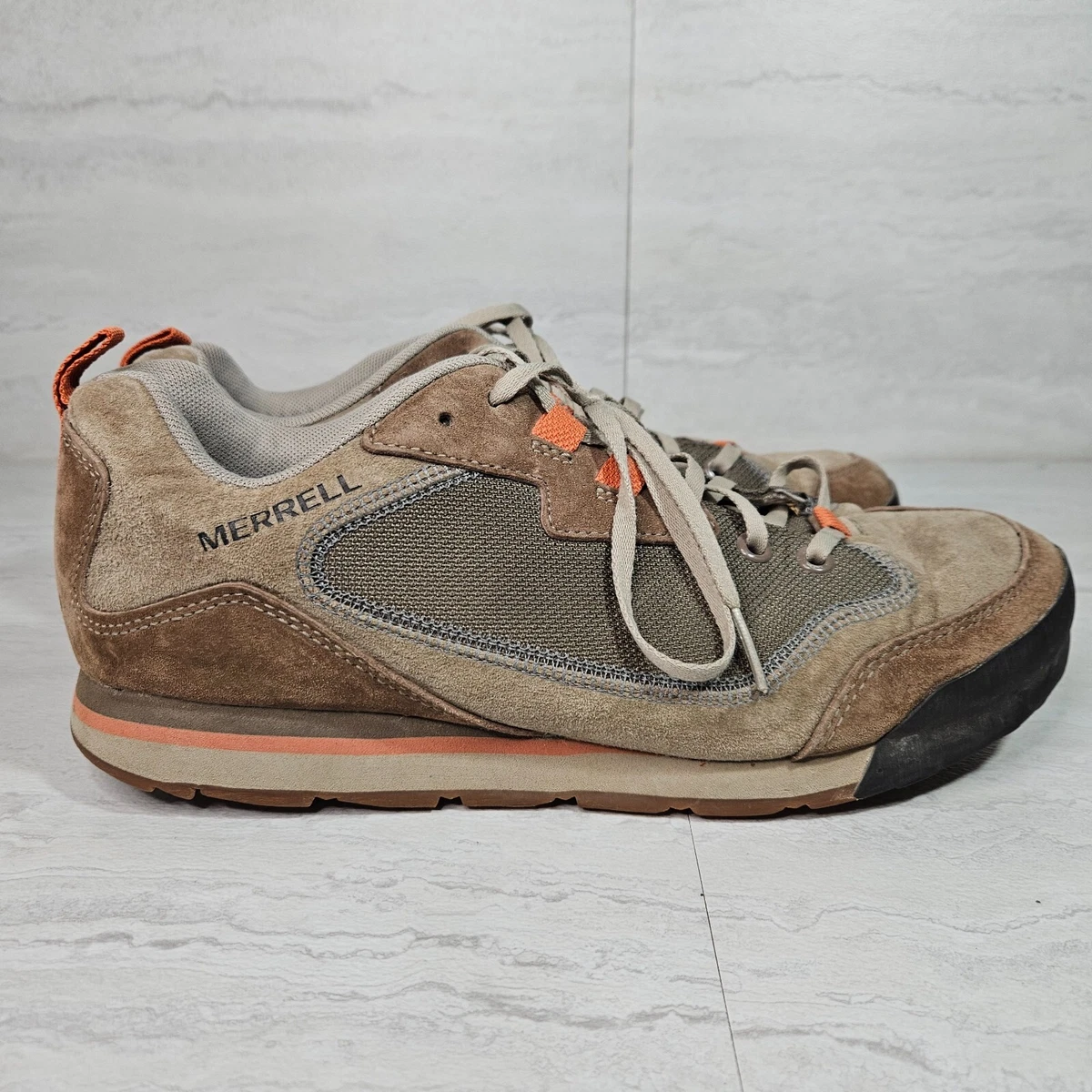 Merrell J95233 Burnt Rock Travel Suede Men s Sneakers Size US 9