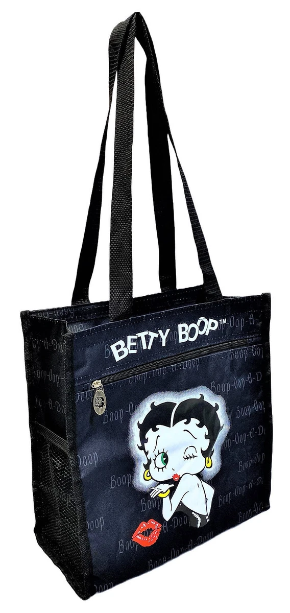 Grand Sac a Main Betty Boop Comme NEUF Sacoche Noir Rose Like