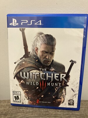 The Witcher 3 : Wild Hunt ps4 COMPLETE W/Map & CD Disc