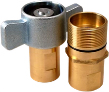 3/4" Wet Line (Wing Nut) Set of Couplers - Hydraulic Hose Quick Disconnects 4100