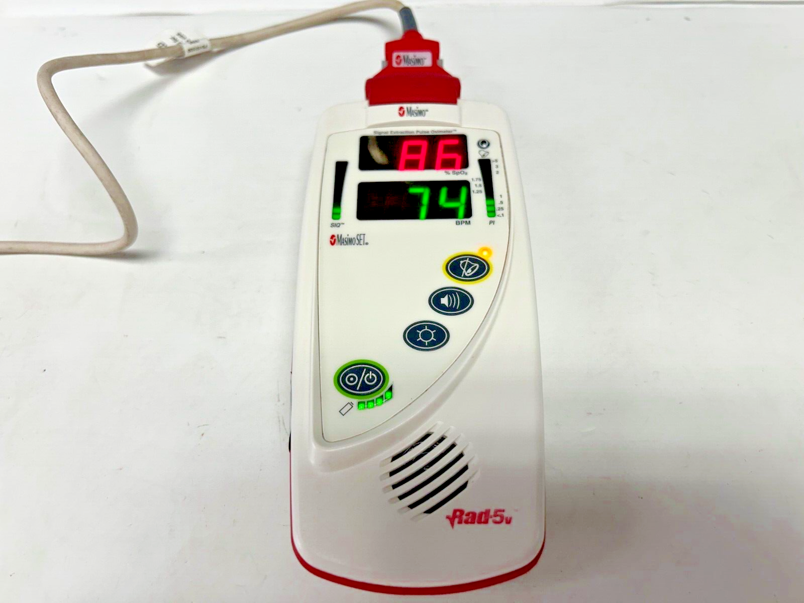 Masimo Rad5v Handheld Pulse Oximeter eBay