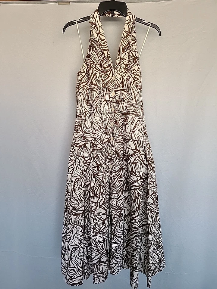 Liz Claiborne Halter Dress Size 8 - Image 3 of 4