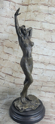 Sammler Statue Skulptur Kinder ABSTRACT W E I B L I C H E PURE BRONZE Heim Büro