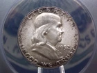 1952 "P" Franklin SILVER Half Dollar $1 ANACS MS64 #682 BU UNC ECC&C, Inc.