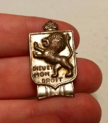Vintage British War Relief Society Lion Metal Pin WWII Era? | eBay