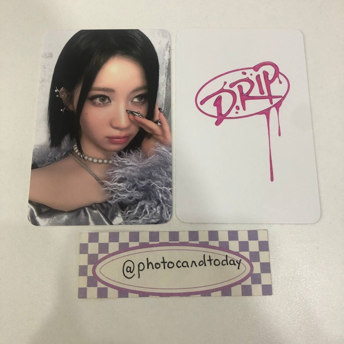 BABYMONSTER DRIP KTOWN4U LUCKYDRAW OFFLINE OFFICIAL PHOTOCARD KPOP