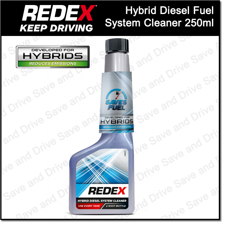 2x REDEX DIESEL HYBRID FUEL SYSTEM CLEANER & INJECTOR TREATMENT FUEL