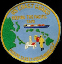 USCG Coast Guard Marine Safety Office Honolulu Hawaii Patch CC-1