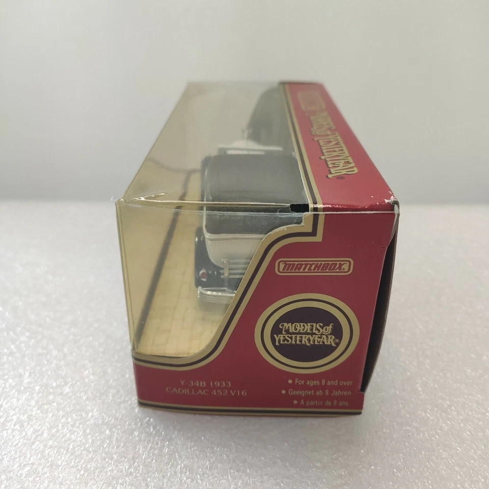 Matchbox Models of Yesteryear Y-34B 1933 Cadillac 452 V16 Neu Unbespielt mit OVP - Bild 3 von 4
