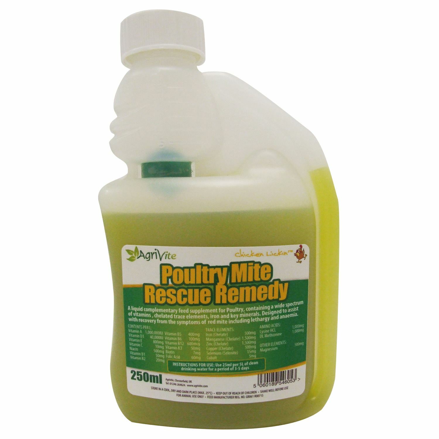 Tusk Agrivite Poultry Mite Rescue Remedy One Colour 250 ML