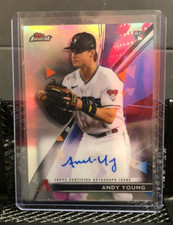Andy Young 2021 Topps Finest Rookie Auto (RC) - Diamondbacks