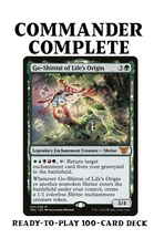 Go-Shintai of Life's Origin SHRINE ENCHANTRESS Magic MTG Custom Commander Deck