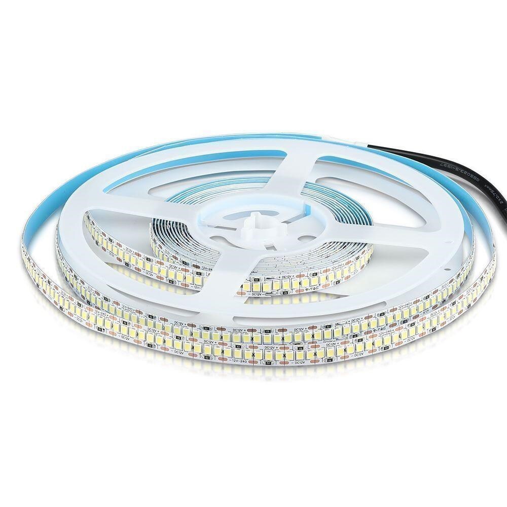 3800157691383 СВЕТОДИОД-Streifen V-TAC VT-2835 240-H-N 1200LED с высокой яркостью SMD2835 12V 9890₽