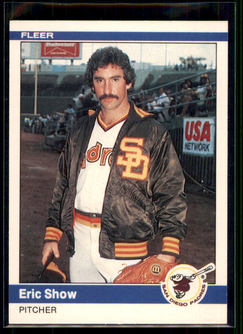 1984 Fleer Eric Show #312 San Diego Padres