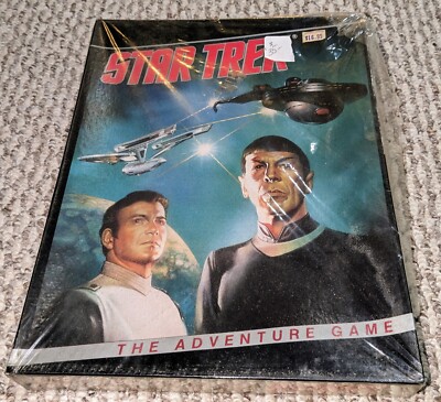 STAR TREK THE ADVENTURE GAME ST TOS West End Games Boxed Set Shrink Wrapped