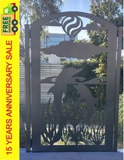 Contemporary modern metal gate, Modern Metal Gate, Custom size Art Pedestrian