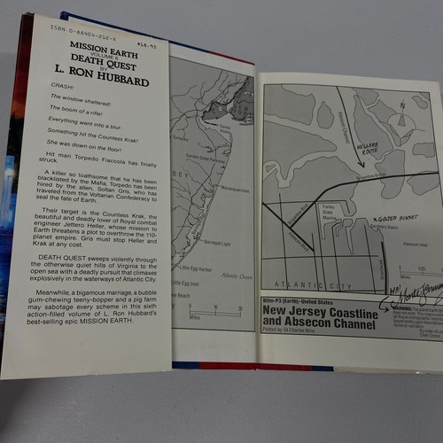 Death Quest Mission Earth Volume 6 by L Ron Hubbard 1986 Hardcover First Edition - Picture 11 of 14