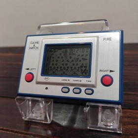 Nintendo Game and Watch Fire FR-27 1981 Wide Screen Handheld Japan Retro Vintage