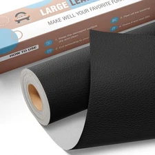 OAZ Leather Repair Kit for Furniture 16"x 31.5" 31.5", Black 