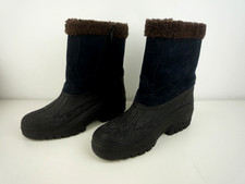 COTTON TRADERS SNOW BOOTS WATERPROOF FLEECE LINED BOOTS SIZE 8