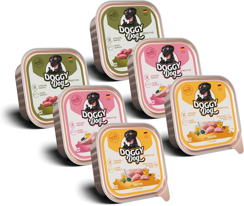 DOGGY Dog Paté Geflügel Puppy Junior Nassfutter 150g-800g verschiedene Sorten - Afbeelding 13 van 17