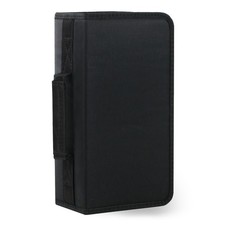 Large CD DVD Storage Case 128 Capacity, Scratch-Resistant PVC Film Binder