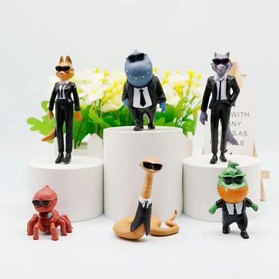 Hot 6Pcs/Set The Bad Guys 2 Action Figures, Anime Model Toys, Cake Topper Decora