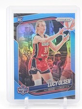 LUCY OLSEN 2025-26 PRIZM WNBA LIGHT BLUE ROOKIE /125 #104 MYSTICS Q4147