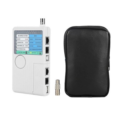 Handheld Cable Tester 4 In 1 With RJ45 RJ11 USB BNC Port For LAN Cat5 Cat6