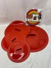 Rachael Ray silicone suction lids & 4-pack of Rachael Ray silicone trivets
