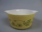 Vintage Pyrex Yellow Shenandoah Round Casserole Baking Dish 1 QT 473-B *NO LID*