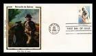 US COVER GENERAL BERNARDO DE GALVEZ FDC SCOTT 1826 COLORANO SILK CACHET