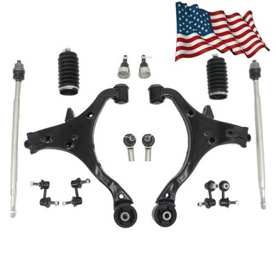 14X Fits Acura RSX 02-04 Suspension Kit Lower Control Arm Tie Rod End Sway Bar