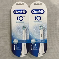 Oral B iO Ultimate Clean Nettoyage Optimal Brush Heads 2x - Brand New