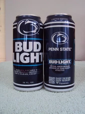 2025 PENN STATE BUD LIGHT 16oz beer can /Limited Edition / PSU NITTANY LIONS