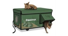 Weatherproof Heated Cat House For Outdoor In Winter 16"x26"x14" NEW